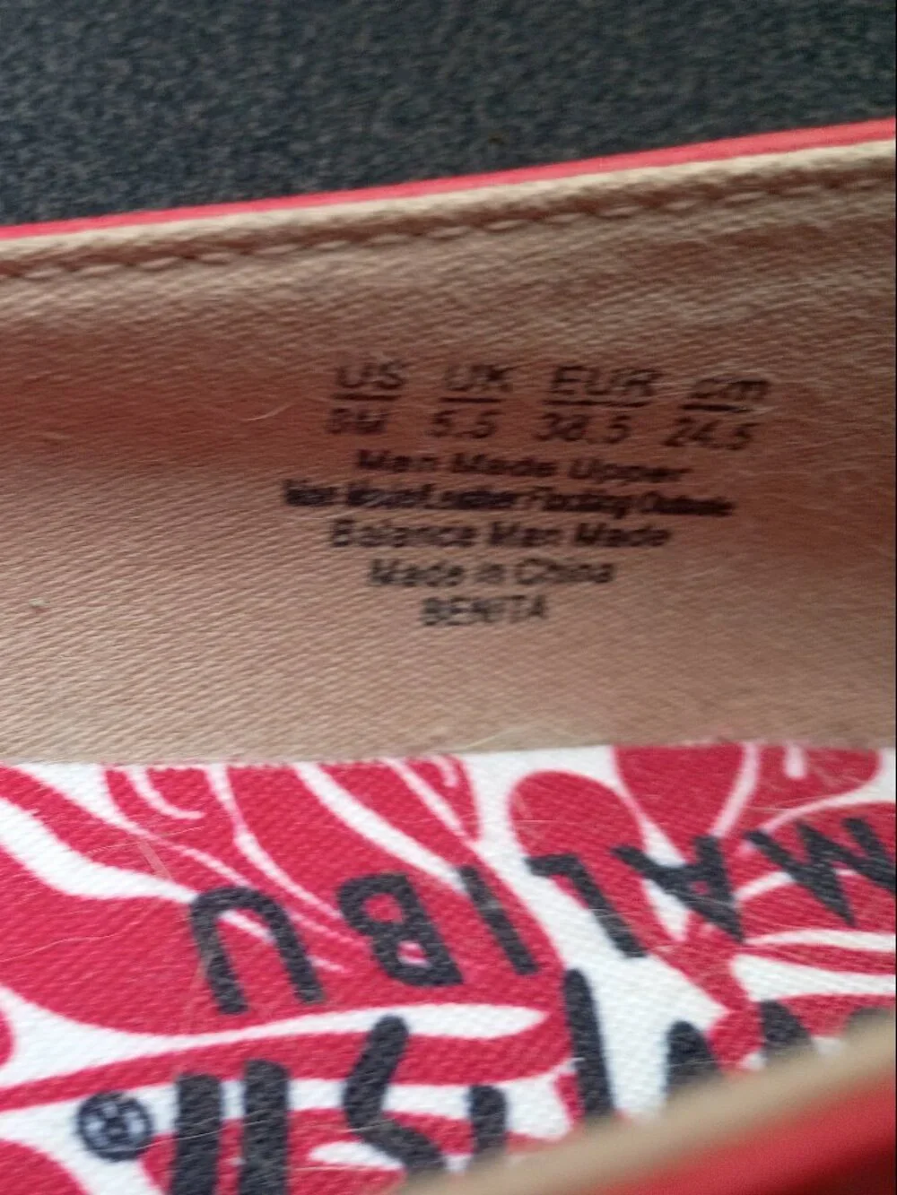 Blowfish Malibu Red Benita Espadrille Slip On Flats Sneaker 8M